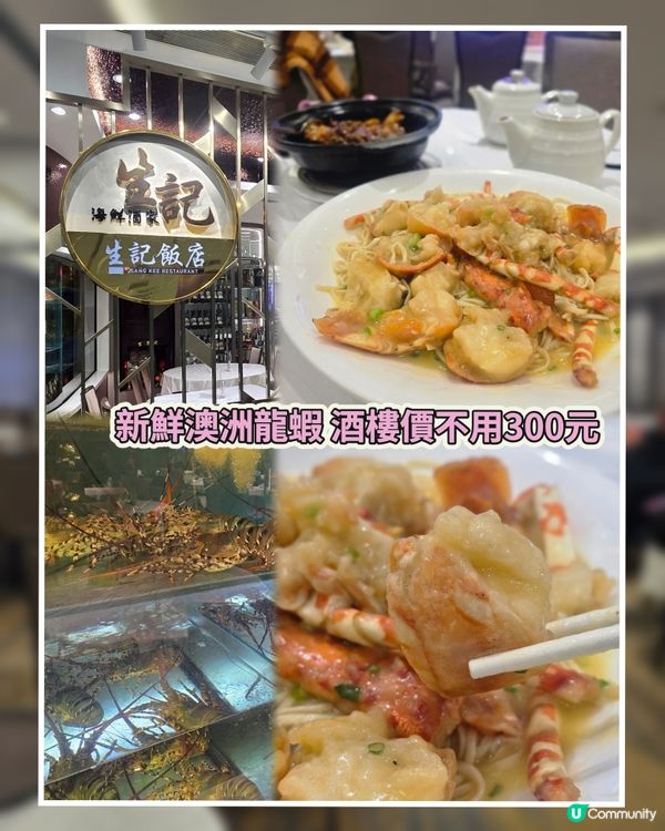 新鮮澳洲龍蝦 不用300元