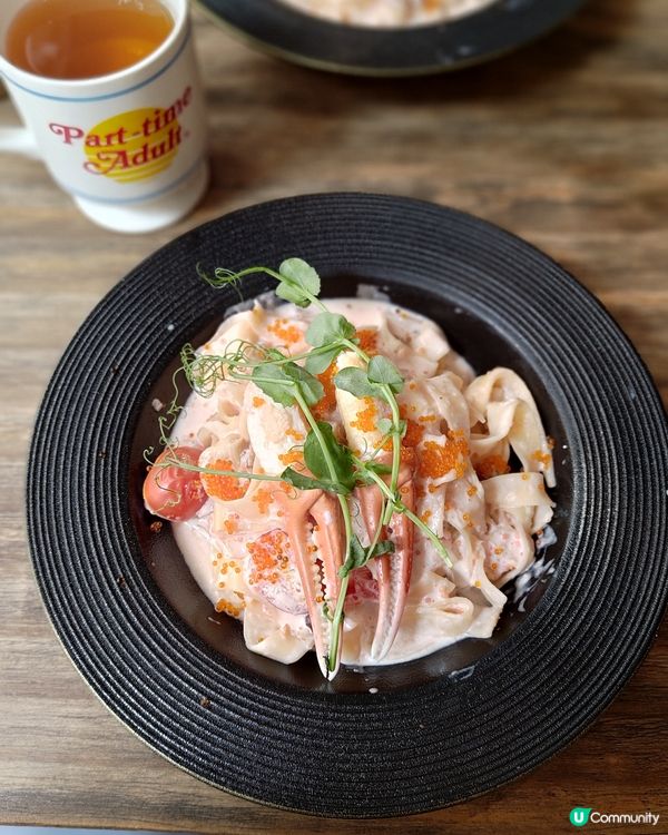 鬧市中的奇幻書店 明太子蟹肉意粉有冇伏？