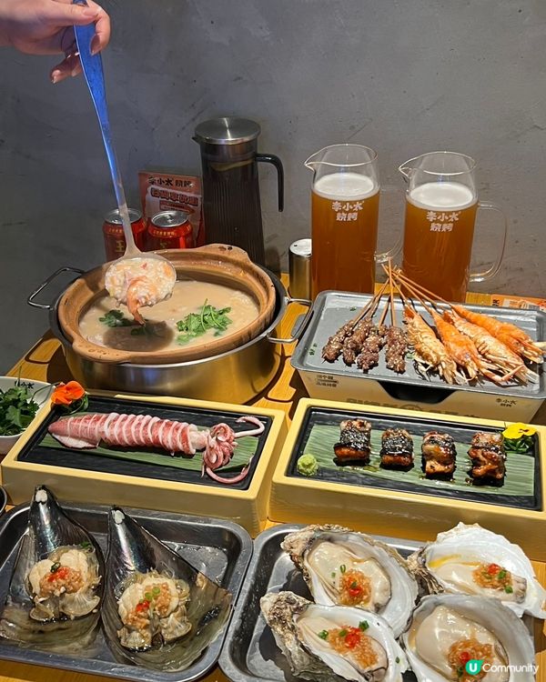 深圳必食海鮮燒烤🔥李小太燒烤🤤