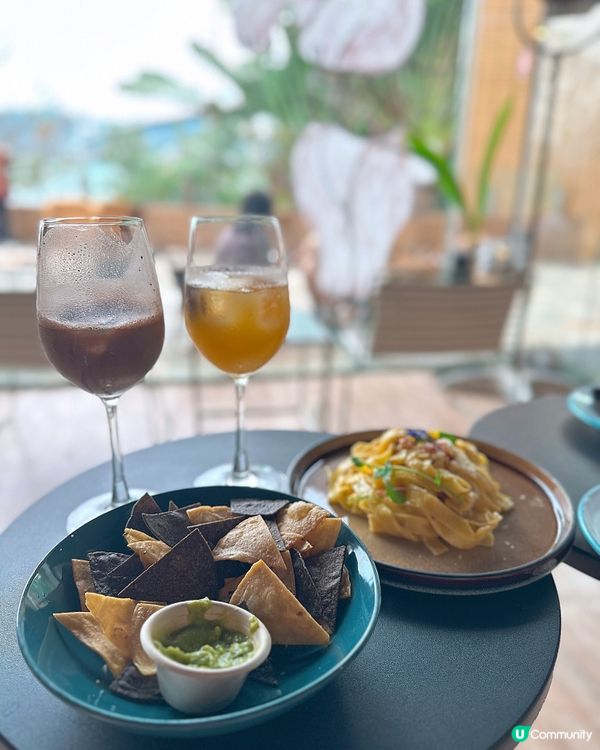 馬灣chill海旁寵物友善Cafe🐶🐱180度無邊際海景