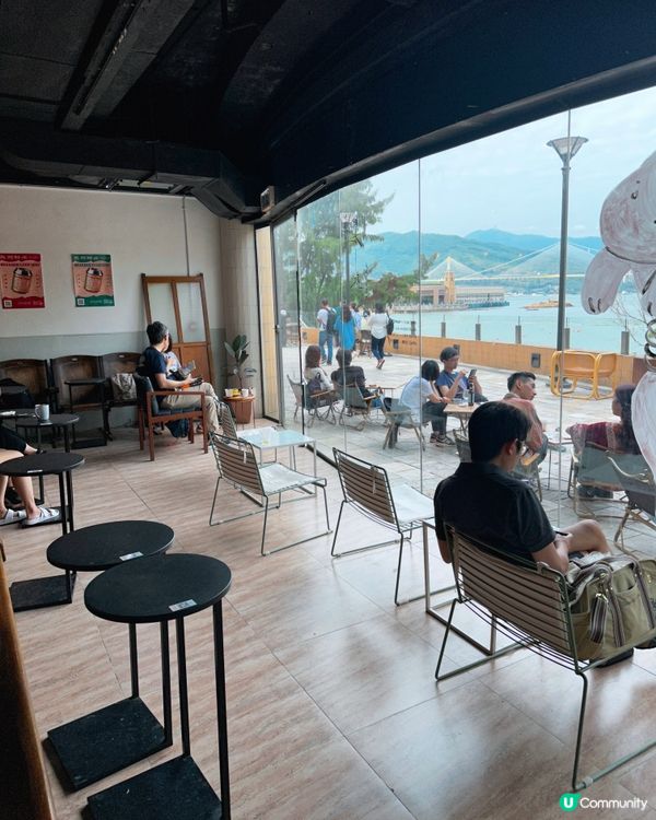 馬灣chill海旁寵物友善Cafe🐶🐱180度無邊際海景