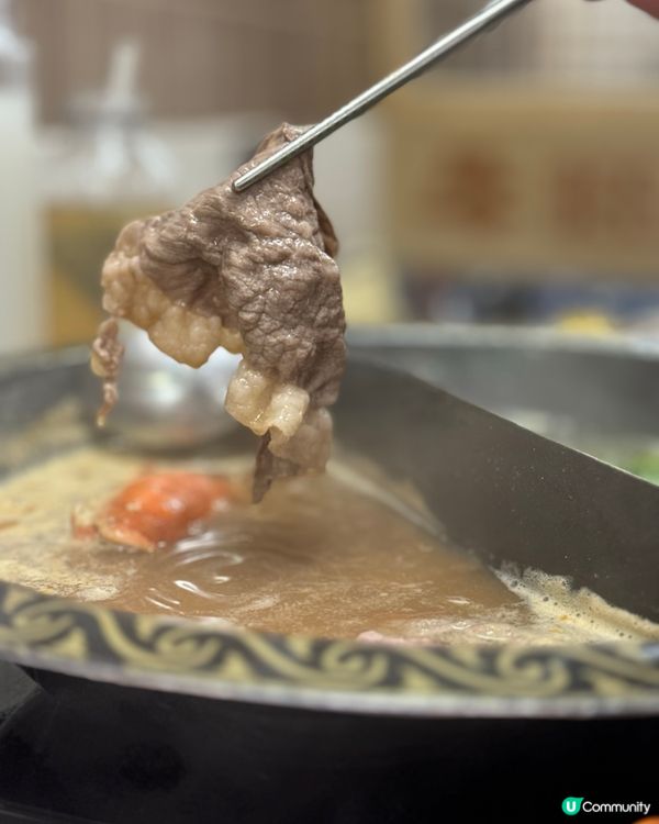 銅鑼灣火鍋放題🔥 牛站極黑和牛片套餐！甜品超多選擇！