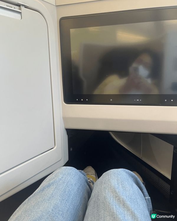 最近去左東京, 第一次坐business class, 座位...