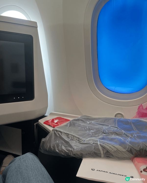 最近去左東京, 第一次坐business class, 座位...