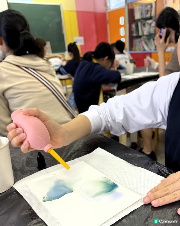 🎨《酒精墨水畫》親子藝術體驗工作坊🎨