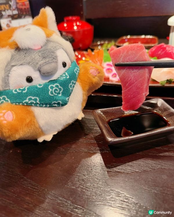 刺身定食超高質❤️