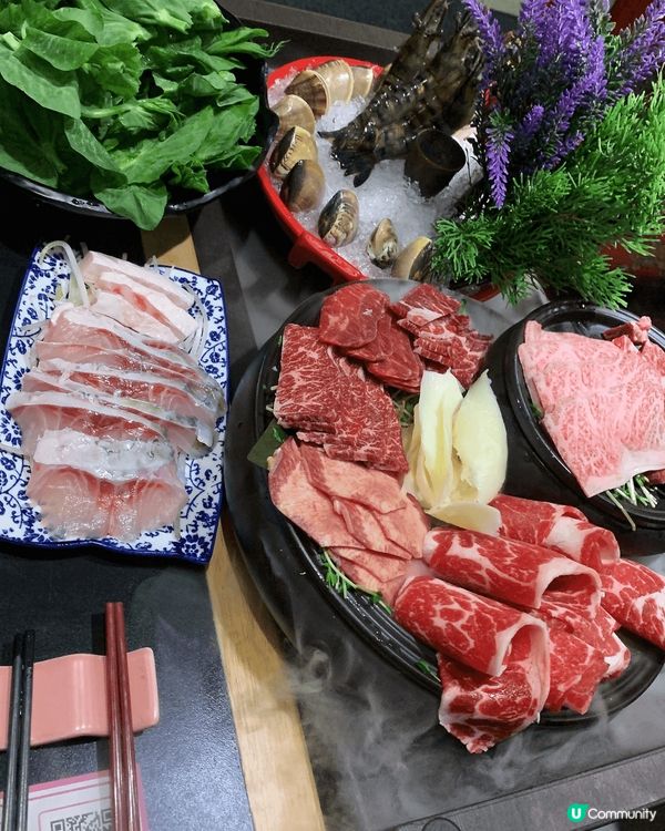 香香宮煮嘅牛肉拼盤超級新鮮，牛味好濃