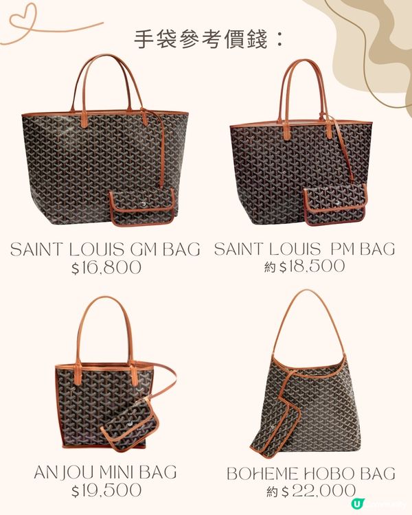 GOYARD保值袋10款推介🤎附參考價錢🇯🇵買邊間最齊貨？