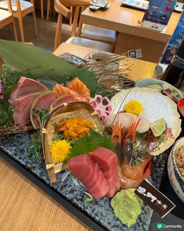 不得了既裝修 ➕豪華刺身set $268 有齊湯沙律蛋