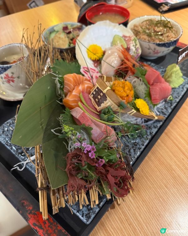 不得了既裝修 ➕豪華刺身set $268 有齊湯沙律蛋