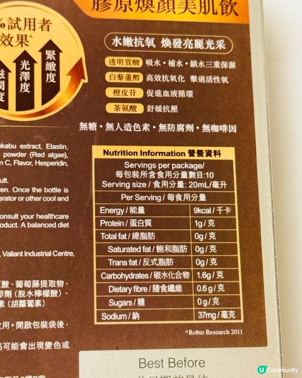 去眼紋靠Dermacept「膠原煥顏美肌飲」😍