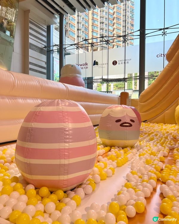 蛋黃哥充氣派對💛荃新天地甜品盛宴！