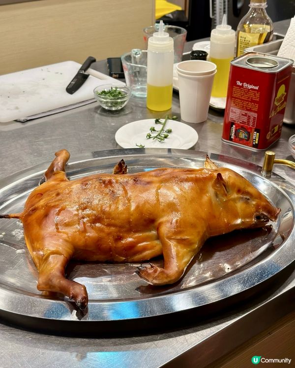 去Towngas學煮餸❤️葡式原隻乳豬同葡萄牙蕃茄飯😍