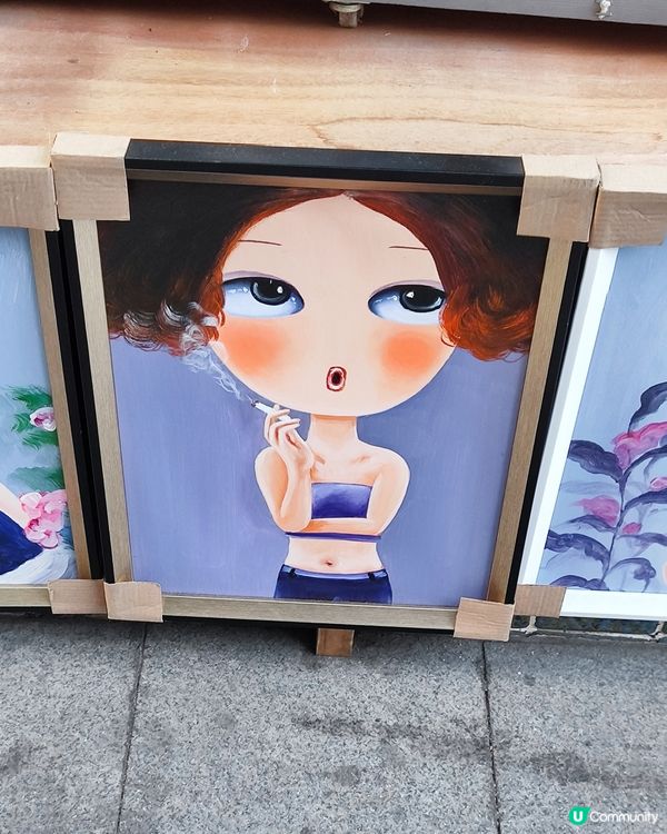 😂扮文青去大分油畫村走走😂