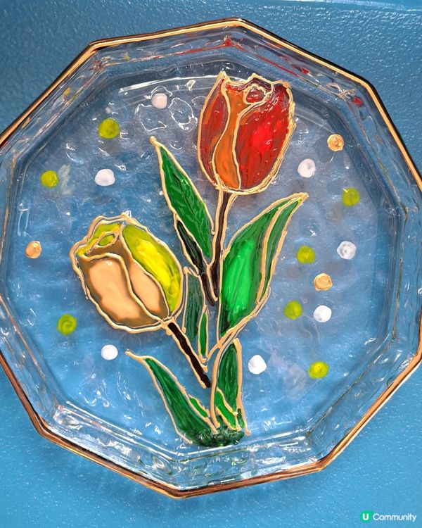 #親子彩繪玻璃盤工作坊🎨，2小時玩出創意