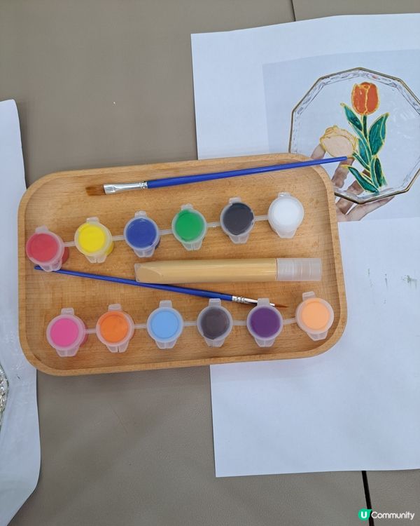 #親子彩繪玻璃盤工作坊🎨，2小時玩出創意