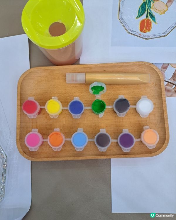 #親子彩繪玻璃盤工作坊🎨，2小時玩出創意