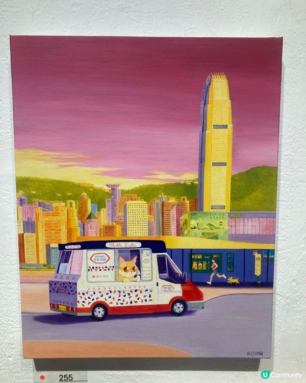 藝術中心的展出 作品應有盡有