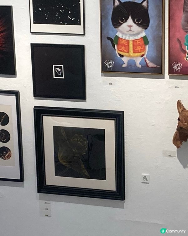 藝術中心的展出 作品應有盡有