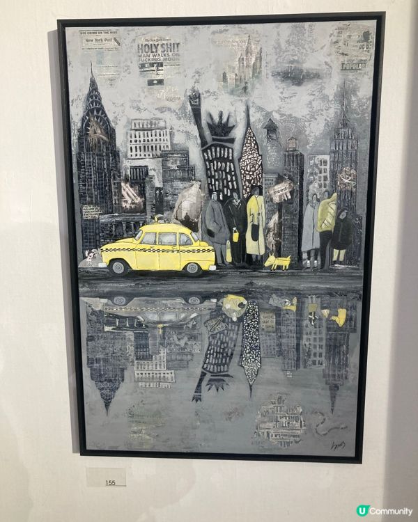 藝術中心的展出 作品應有盡有