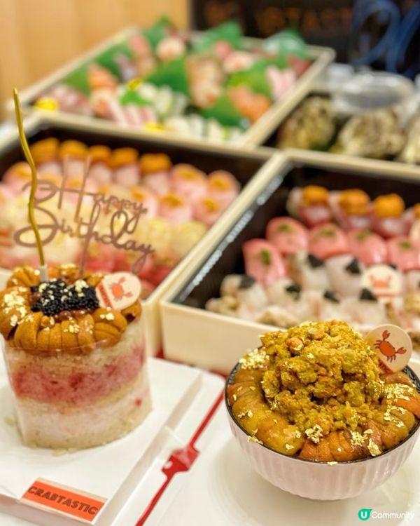 讓人瘋狂海膽刺身＋大閘蟹盛宴