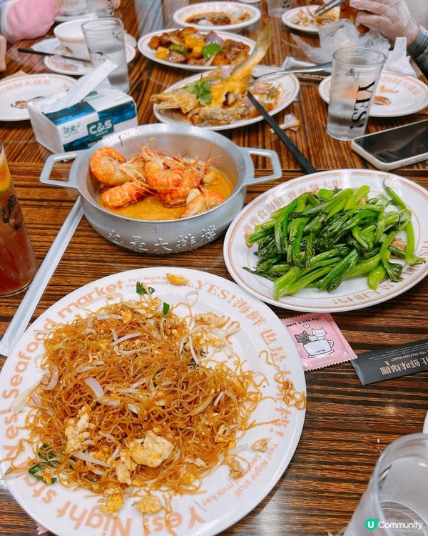 珠海人氣大排檔！必吃牛油焗蝦🦐＋避風塘九肚魚🤤🤤好惹味～