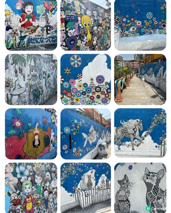 ## 藍地大街壁畫打卡📸  超靚😍