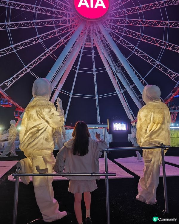 黃玉龍 x《UPWARD》原創藝術展覽登陸中環海濱,白天的連...