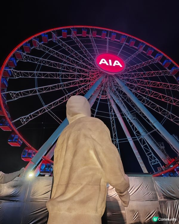 黃玉龍 x《UPWARD》原創藝術展覽登陸中環海濱,白天的連...