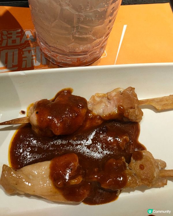 温迪試食大快活沙嗲雞串😋