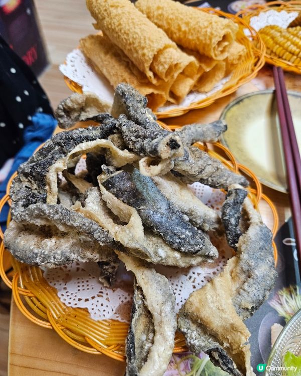 即叫即炸既炸魚皮/椒鹽粟米/炸響鈴