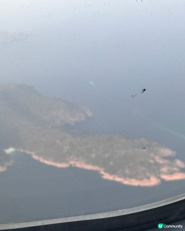 福岡回程機上美景