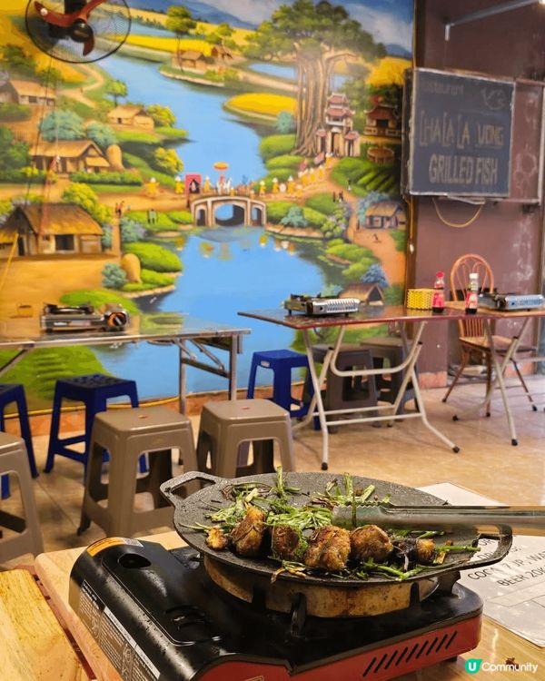 Chả Cá Lã Vọng : 越式炒魚鍋，是用薑黃醬醃製...