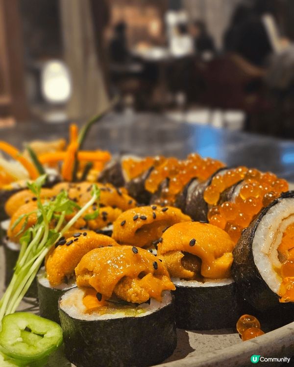 圓方韓國fushion餐廳，海膽韓式飯卷絕對ig-able,...