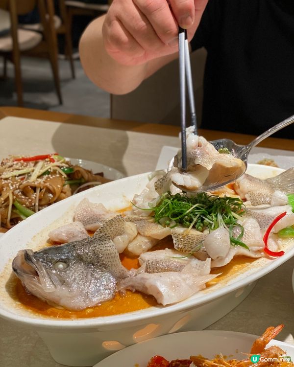 ✨深圳🇨🇳-⚠️💬招牌鮮花椒蒸鱸魚⁉️💢竟墨魚紫菜酥最好食‼️📍