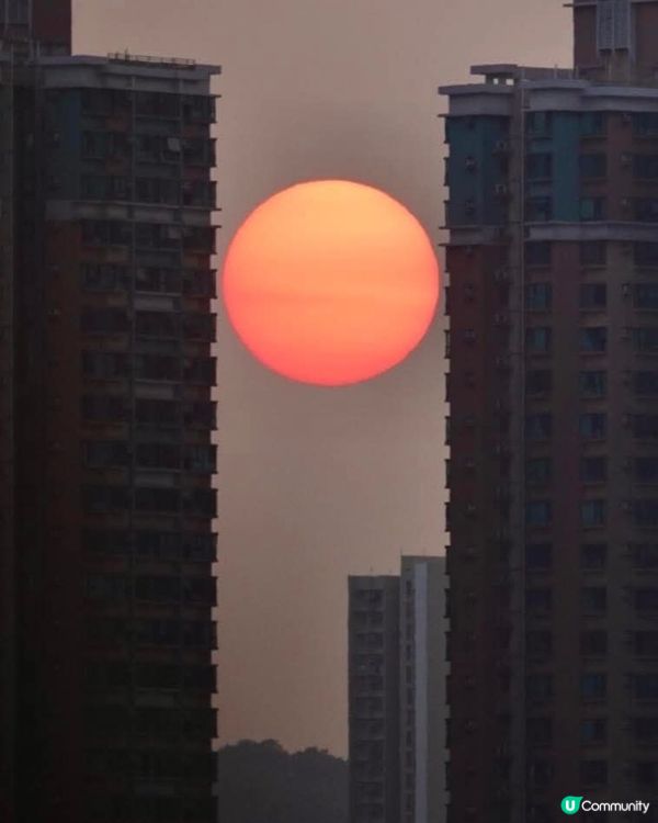 元朗大馬路黃昏景