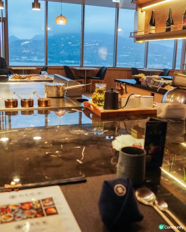  明水然·樂 淡水景觀店｜14道無菜單鐵板燒體驗 🍽️