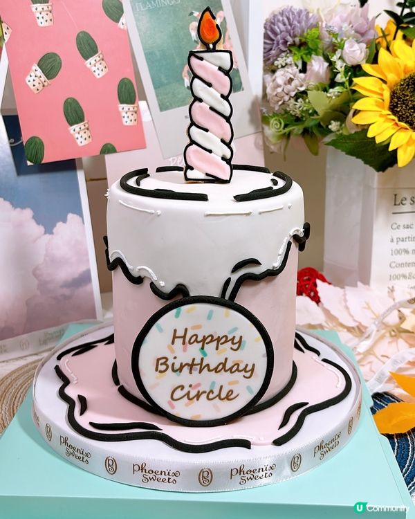 🎏終於食到‼️2D平面漫畫風蛋糕🤩