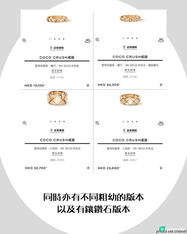 $2000買到CHANEL COCO CRUSH戒指？！👀 春夏新款CP值超高✨