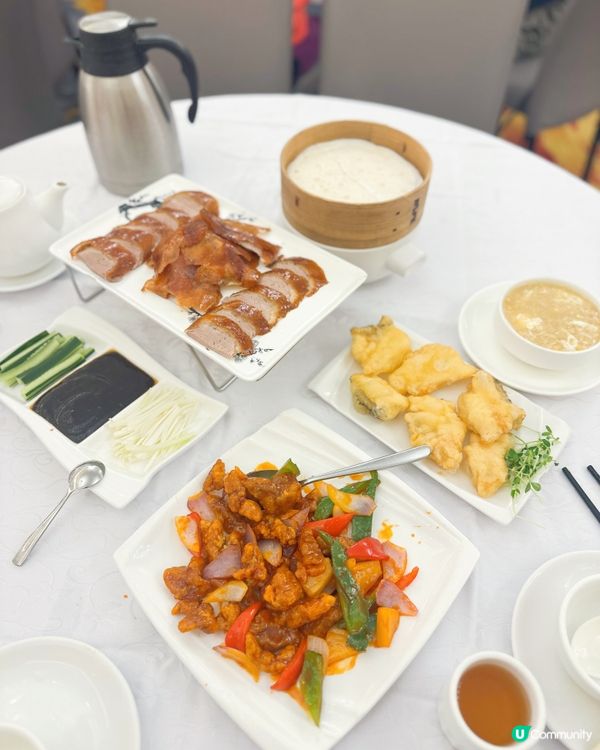 觀塘玉桃軒晚飯🥢  片皮鴨正呀！