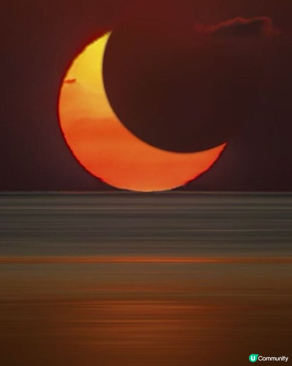 2025年3月29日，日偏食登場！🌞🌑