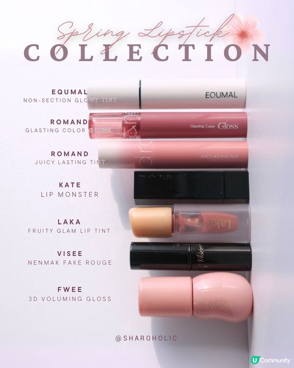 Spring Lipstick Collection