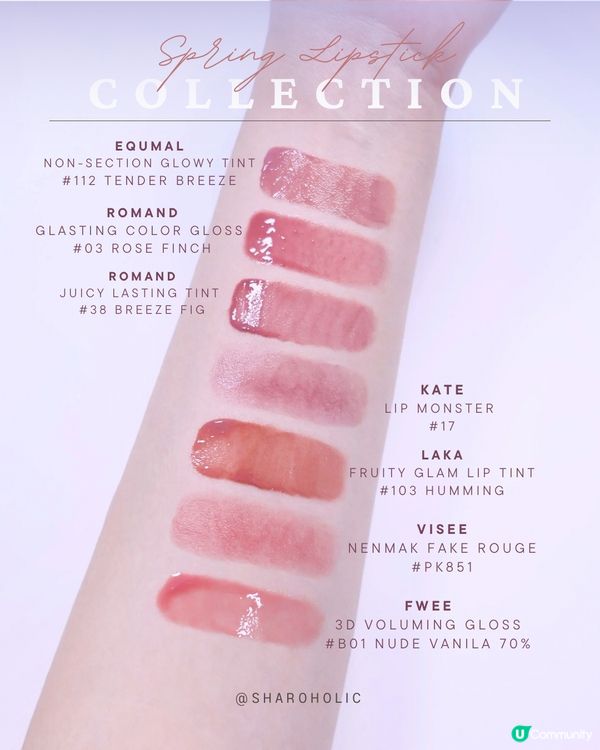 Spring Lipstick Collection