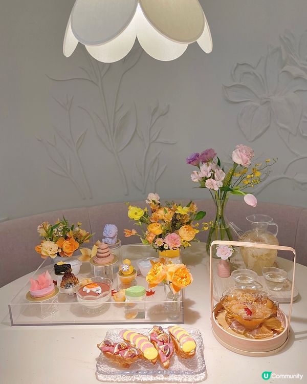 🇭🇰銅鑼灣花花主題餐廳🌸絕美打卡下午茶🫧