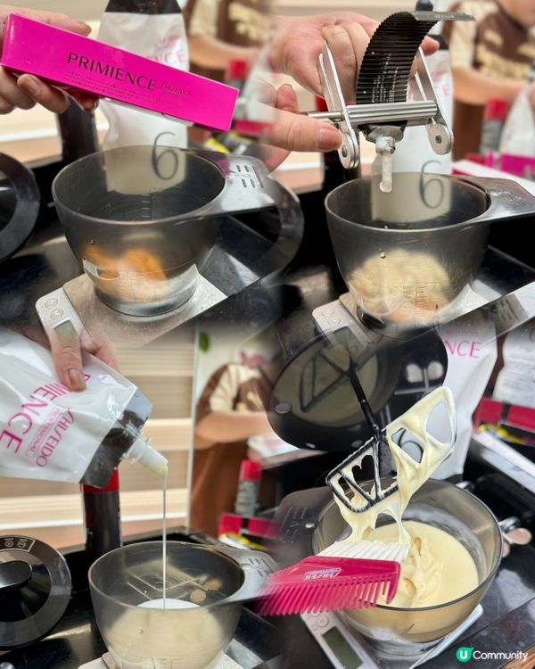 深圳染髮坐按摩椅舒服到訓著😴