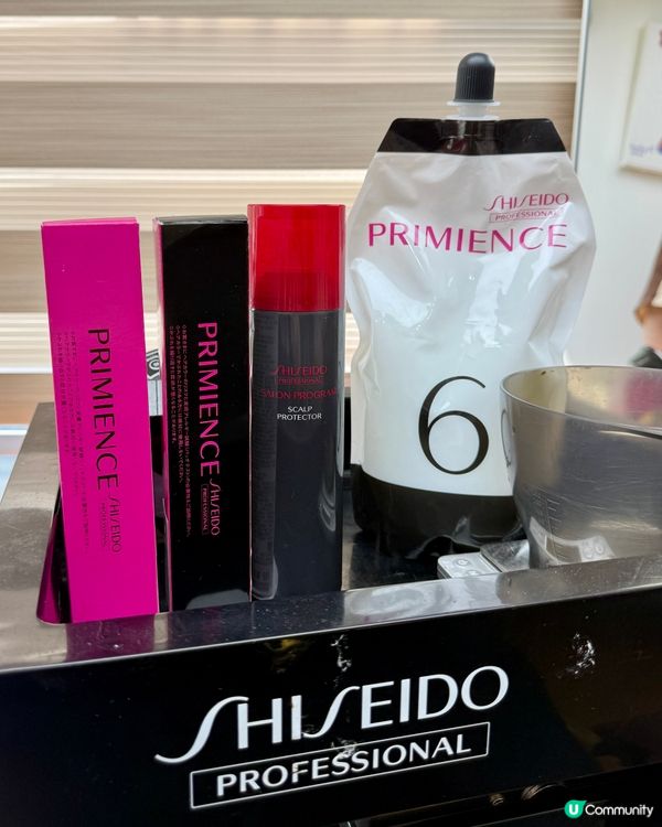 深圳染髮坐按摩椅舒服到訓著😴