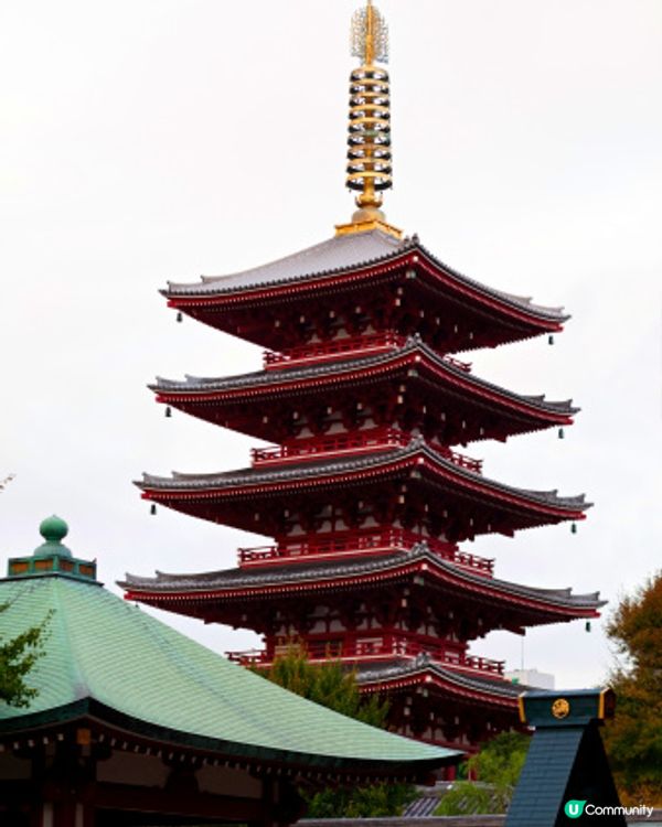 #淺草寺 #五重塔