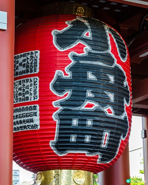 淺草寺雷門也是一個怎麼去都不會膩的東京景點
