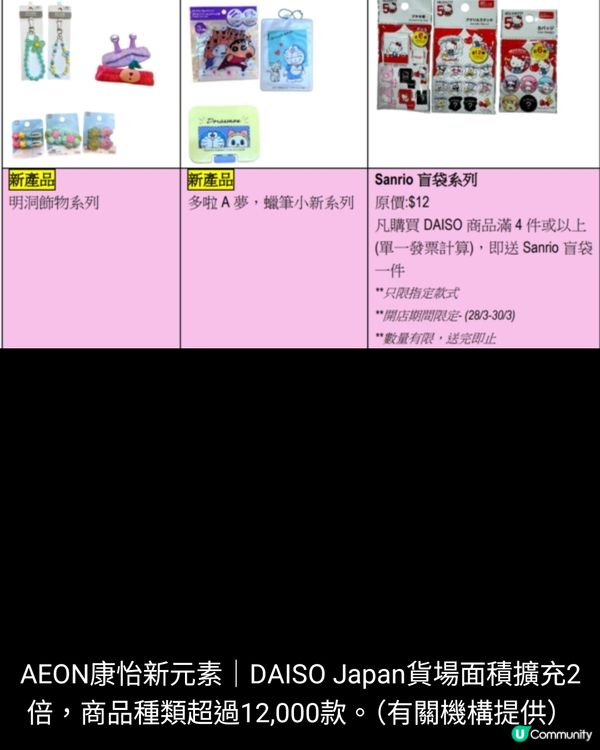 AEON STYLE康怡重新開業5大新元素