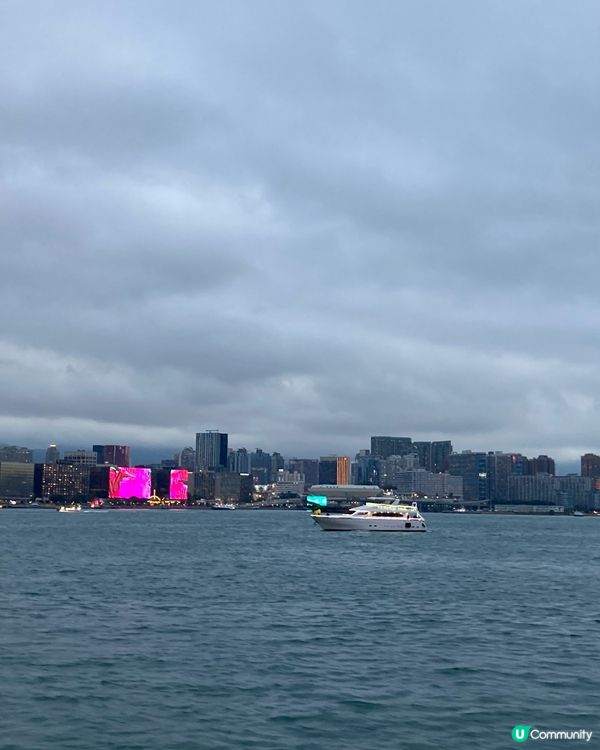 半島酒店的藝術作品及尖沙咀海旁的夜景